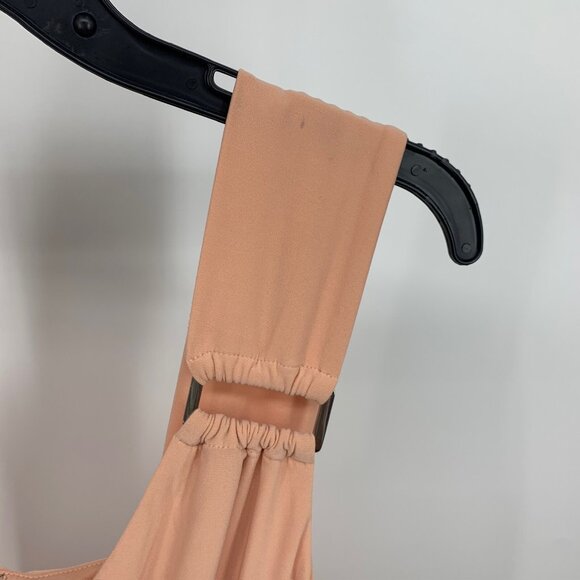 BCBGeneration Dress Pink V Neck Sleeveless Mini Jersey Romantic - Picture 5 of 12